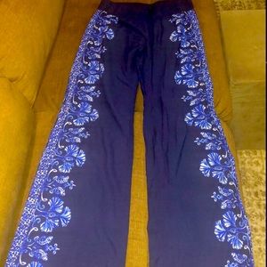 Lilly Pulitzer blue low rise pants